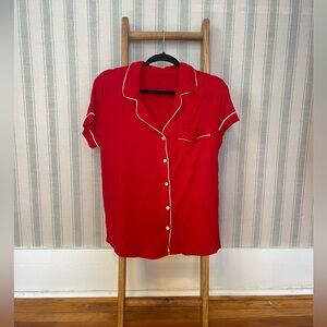 Auden red pajama set Size M